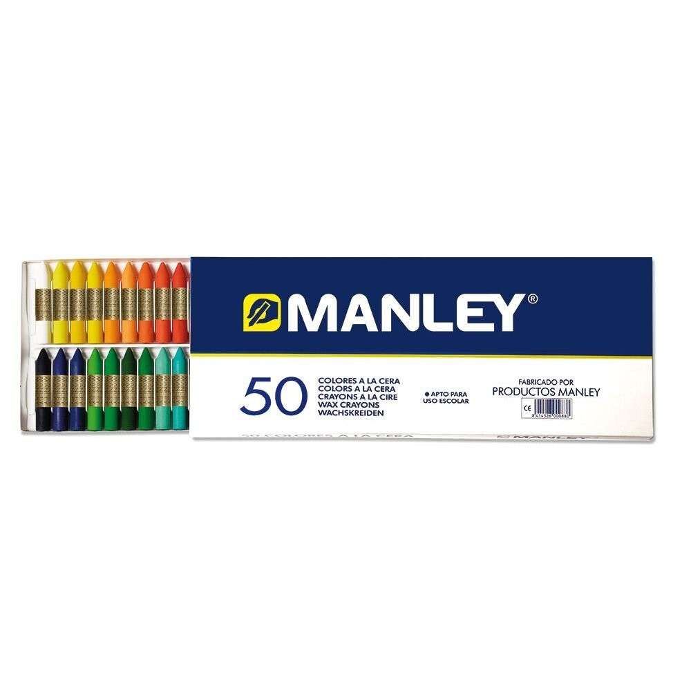 Estuche 50 ceras blandas Manley