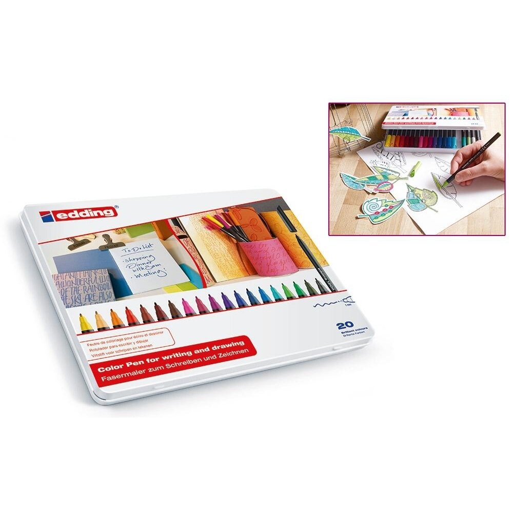 Estmetal 20 Rotulador Eding1200 colores