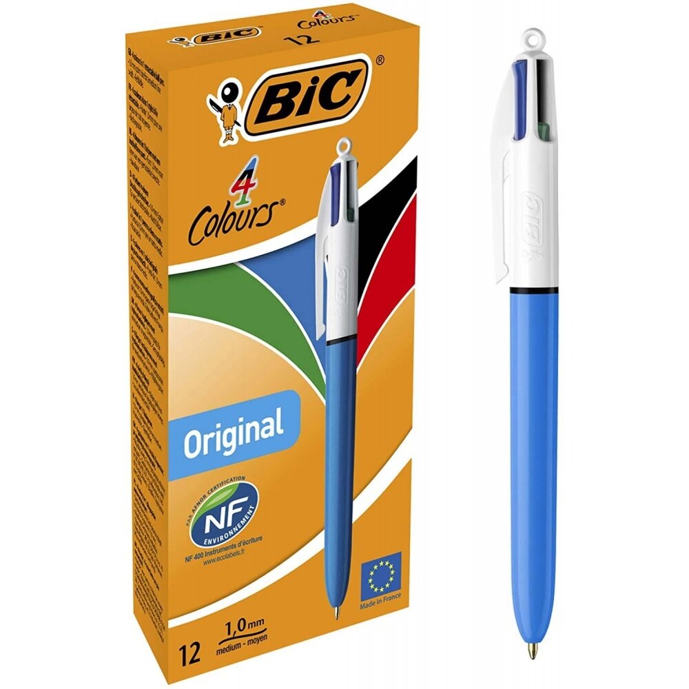 Bol�grafo Bic 4 colores cl�sico