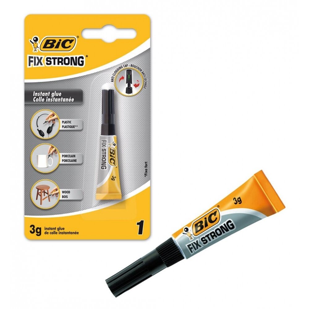 Pegamento Bic s�per r�pido 3gr  blister