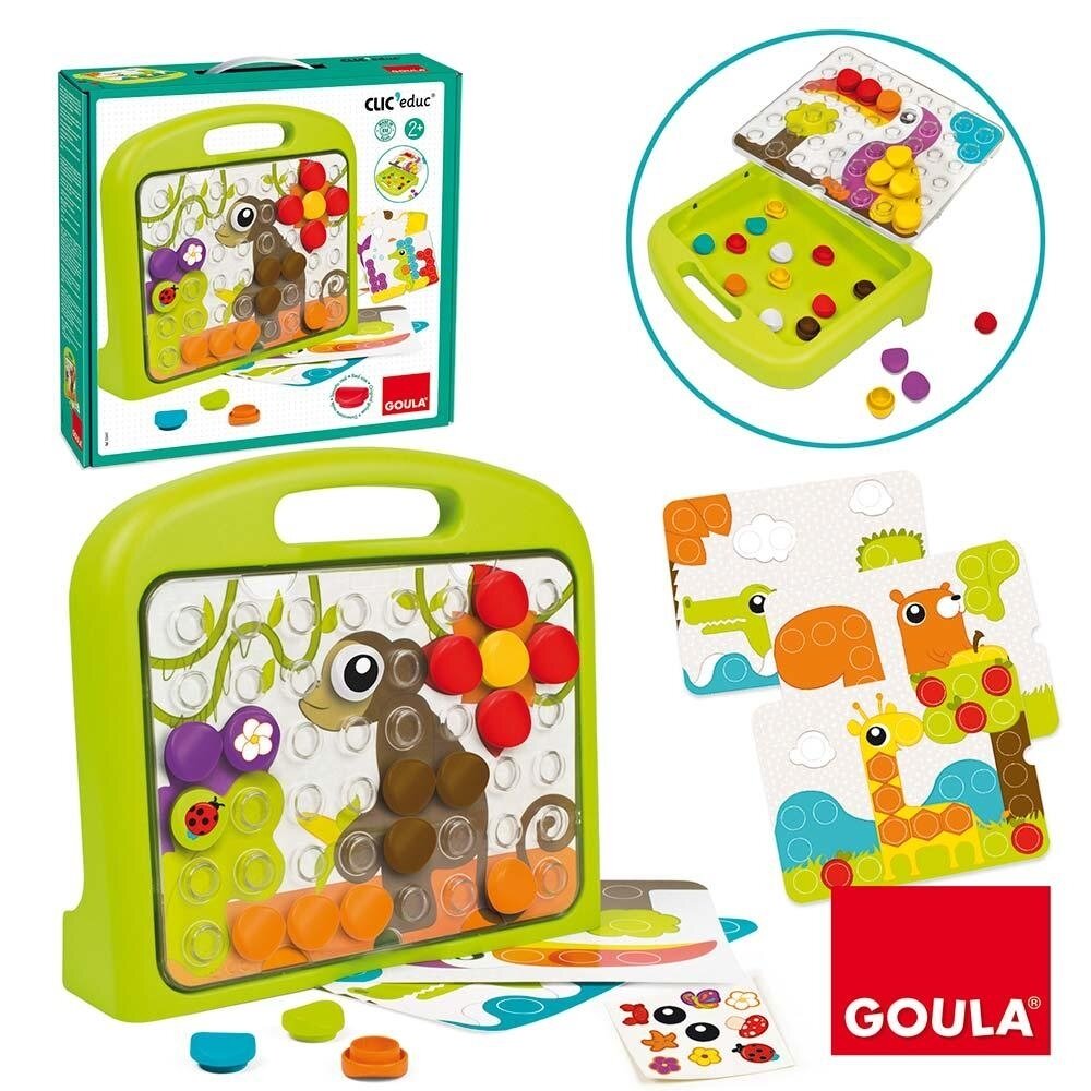 Clic Edu Animales. Malet�b 48 pzas Goula