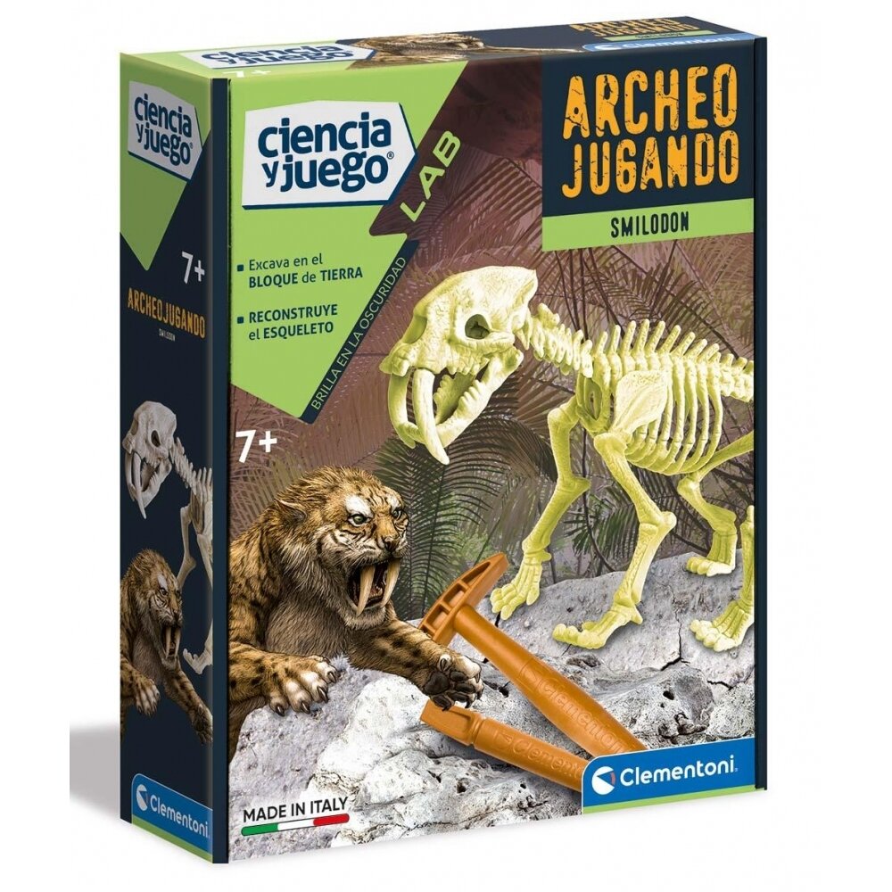 Arqueo jugando Científico Smilodon +7