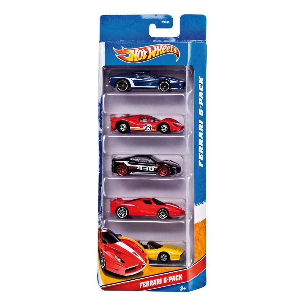 HOT WHEELS PACK 5 VEHÍCULO COLECCIÓN STD