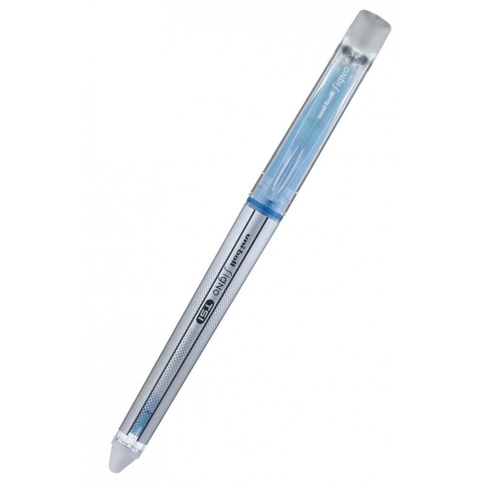 Rotulador UNI Borrabl UF220 gel azul