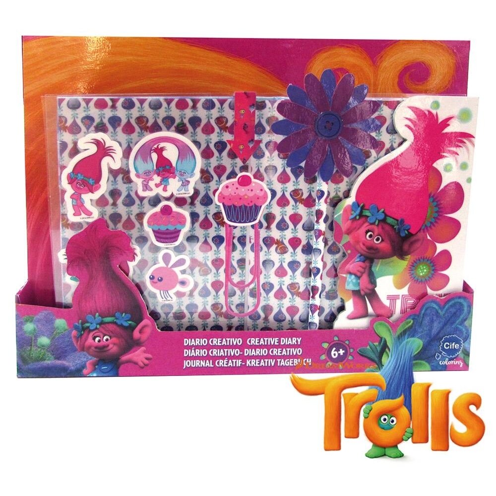 Trolls Diario creativo 34x26