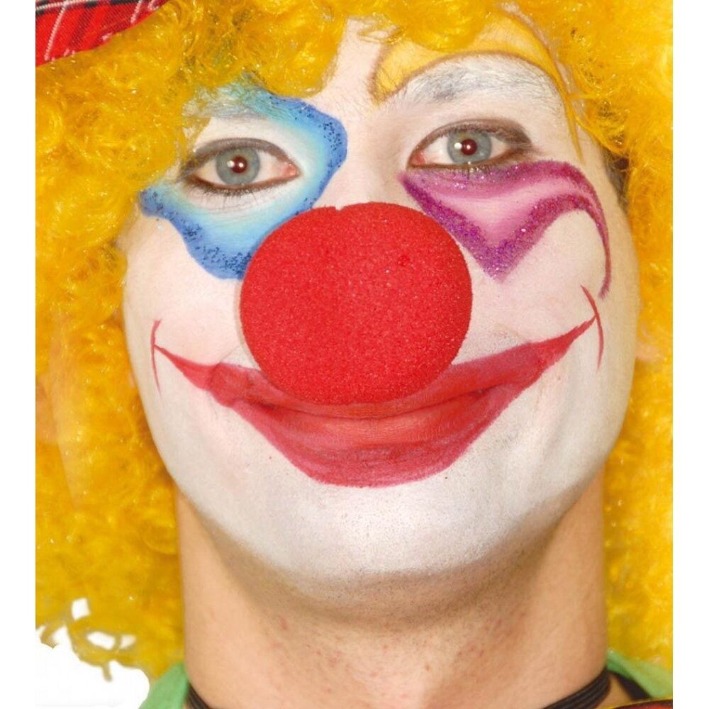 Nariz payaso espuma roja 5 cm