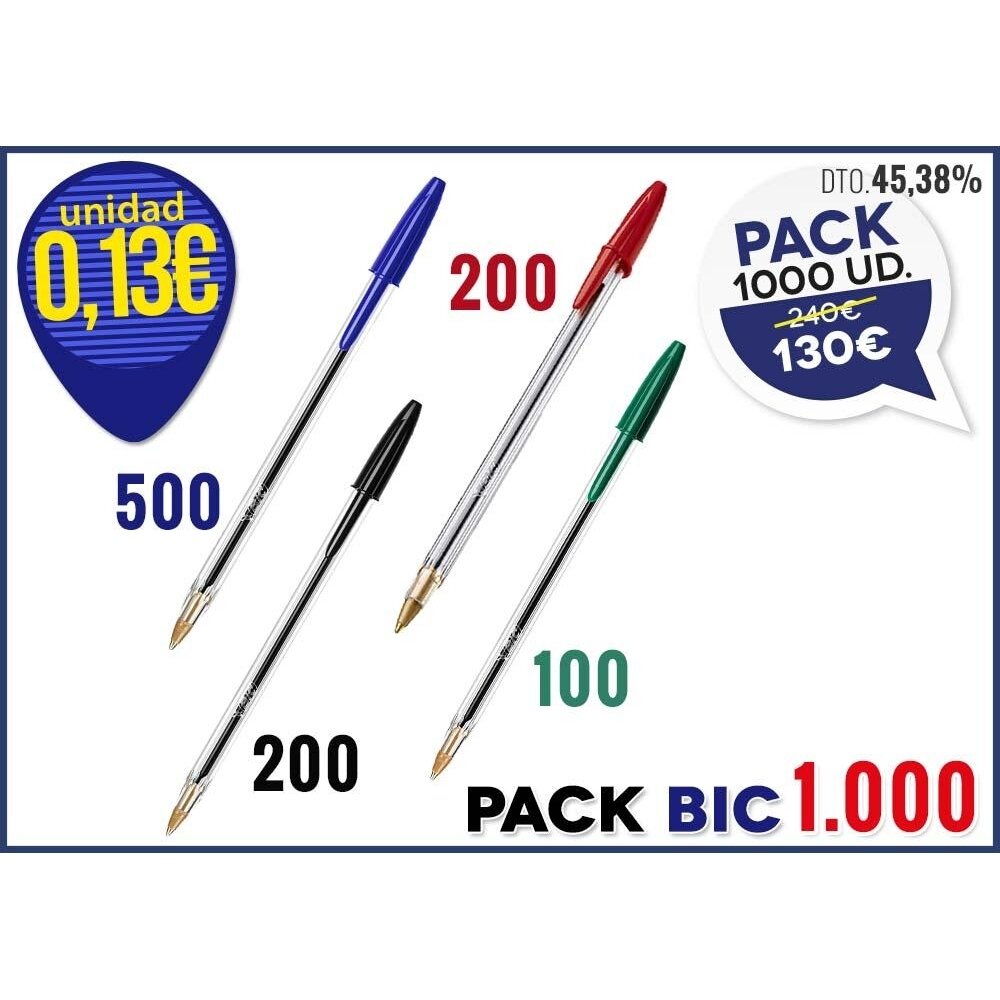Pack Promocional 1000 Bol�grafos Bic