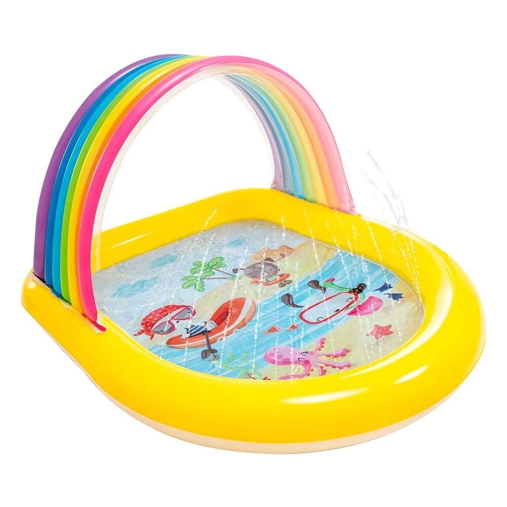 Piscina hinchable Ducha Arco Iris Intex