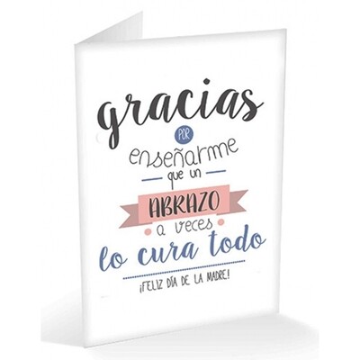 Tarjeta+sobre��Gracias por..��17x11