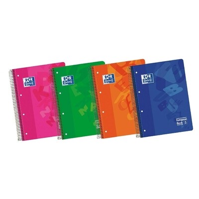 Oxford Bloc pl�stico 90gr 120 A4 CN 5X5