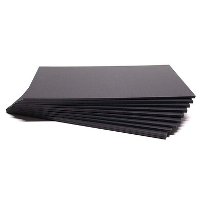 Cart�n pluma negro 70x100 - 5mm