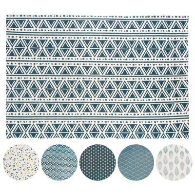 Alfombra algodón estampado 90x60 - 6 mod