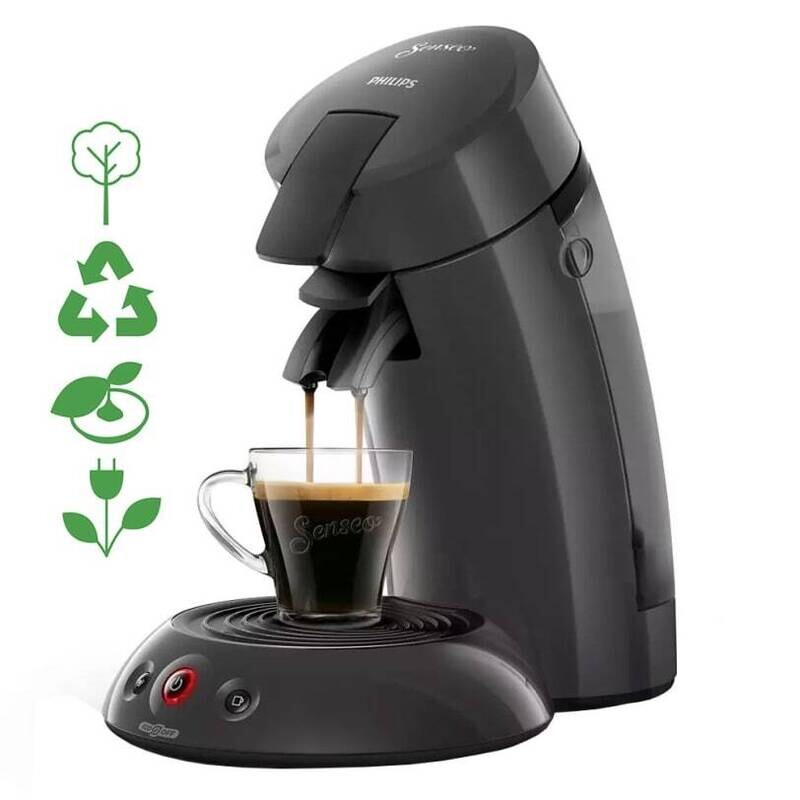 CAFETERA 
Senseo Original ECO
Máquina de café para monodosis  NEGRO