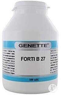 Genette - FORTI B 27 vitaminas aminoácidos y minerales para Palomas Deportivas 100 Comprimidos