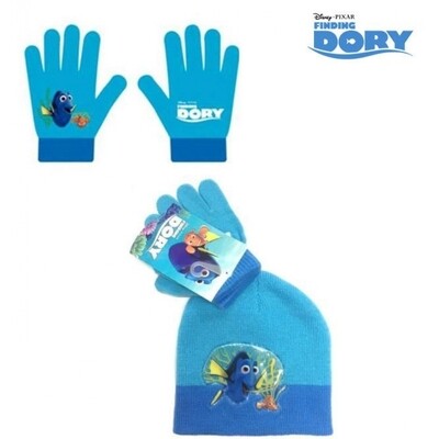 Dory  Set Gorro+guantes lana 2 colores