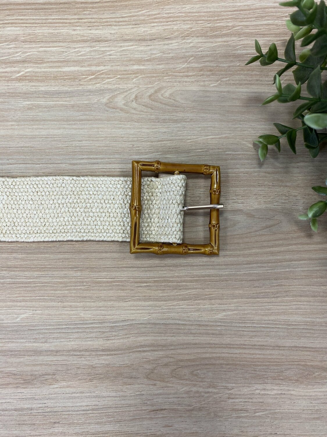 Cinturón rafia Claro Cinturón rafia Claro