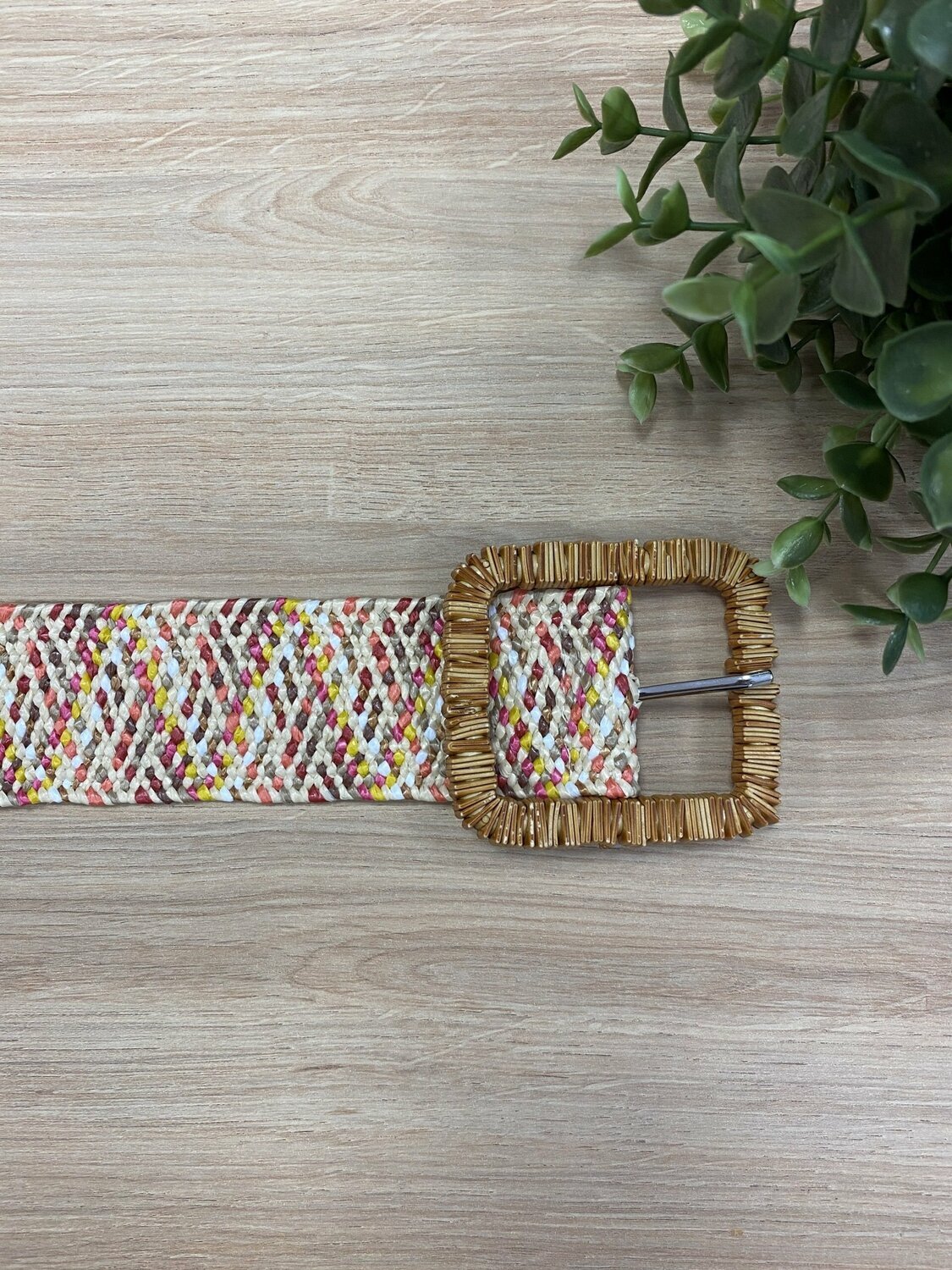 Cinturón rafia colores