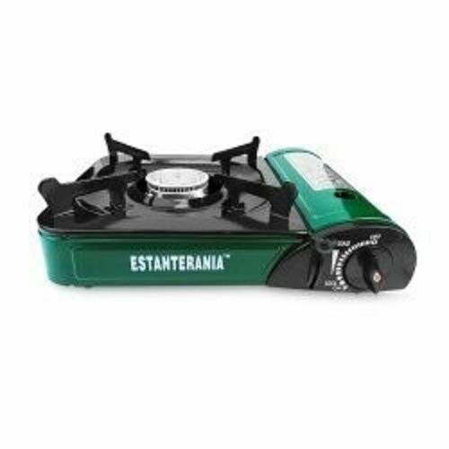 COCINA PORTÁTIL CARTUCHO GAS  VERDE