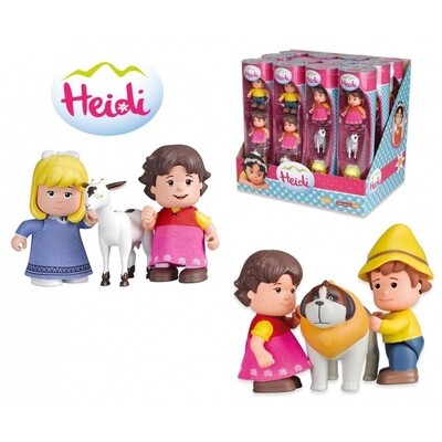 Heidi Tubo con dos figuras surt