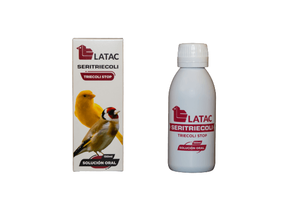 SERITRIECOLI ALIMENTO COMPLEMENTARIO PAJAROS ORNAMENTALES  LATAC 150 ML
