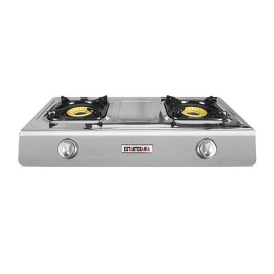 COCINA PORTÁTIL DE GAS 2 FUEGOS