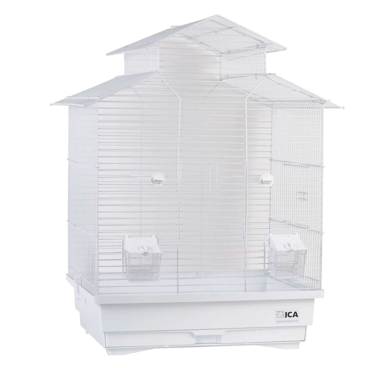 Jaula MALTA blanca para p�jaros 63,5x38,5x50,5cm