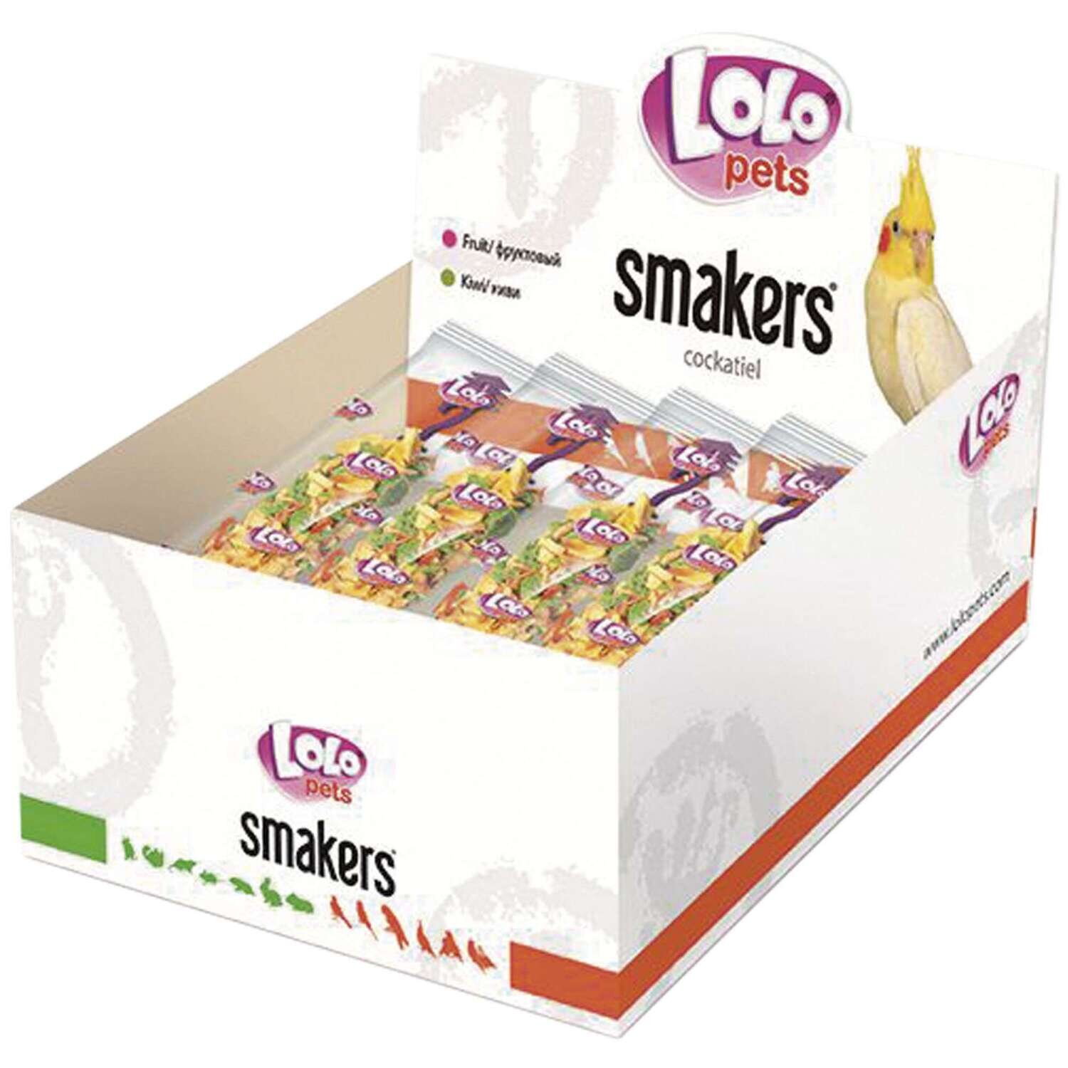 Barritas de fruta para ninfas "LOLO