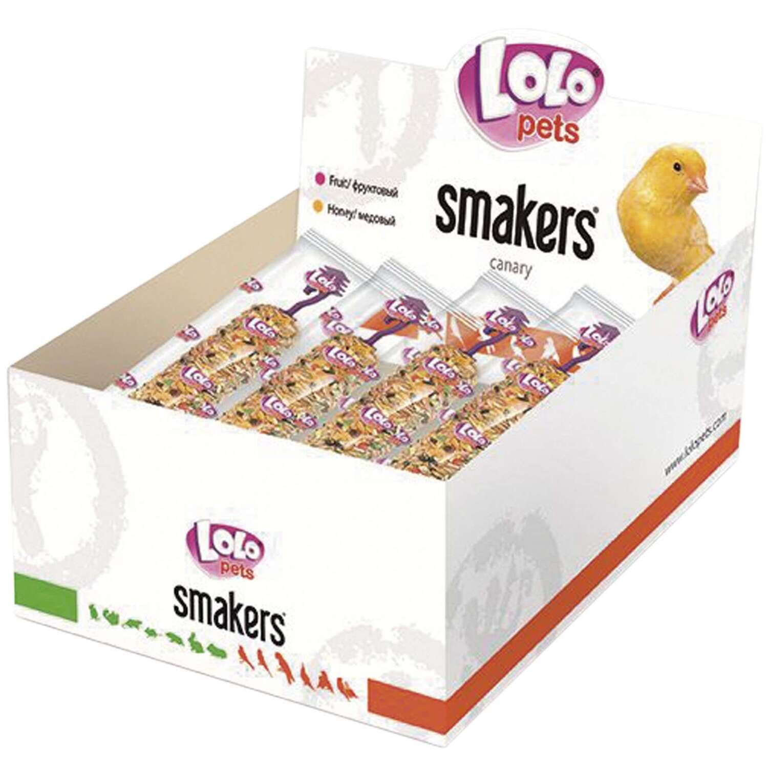 Barritas de fruta para canarios "LOLO