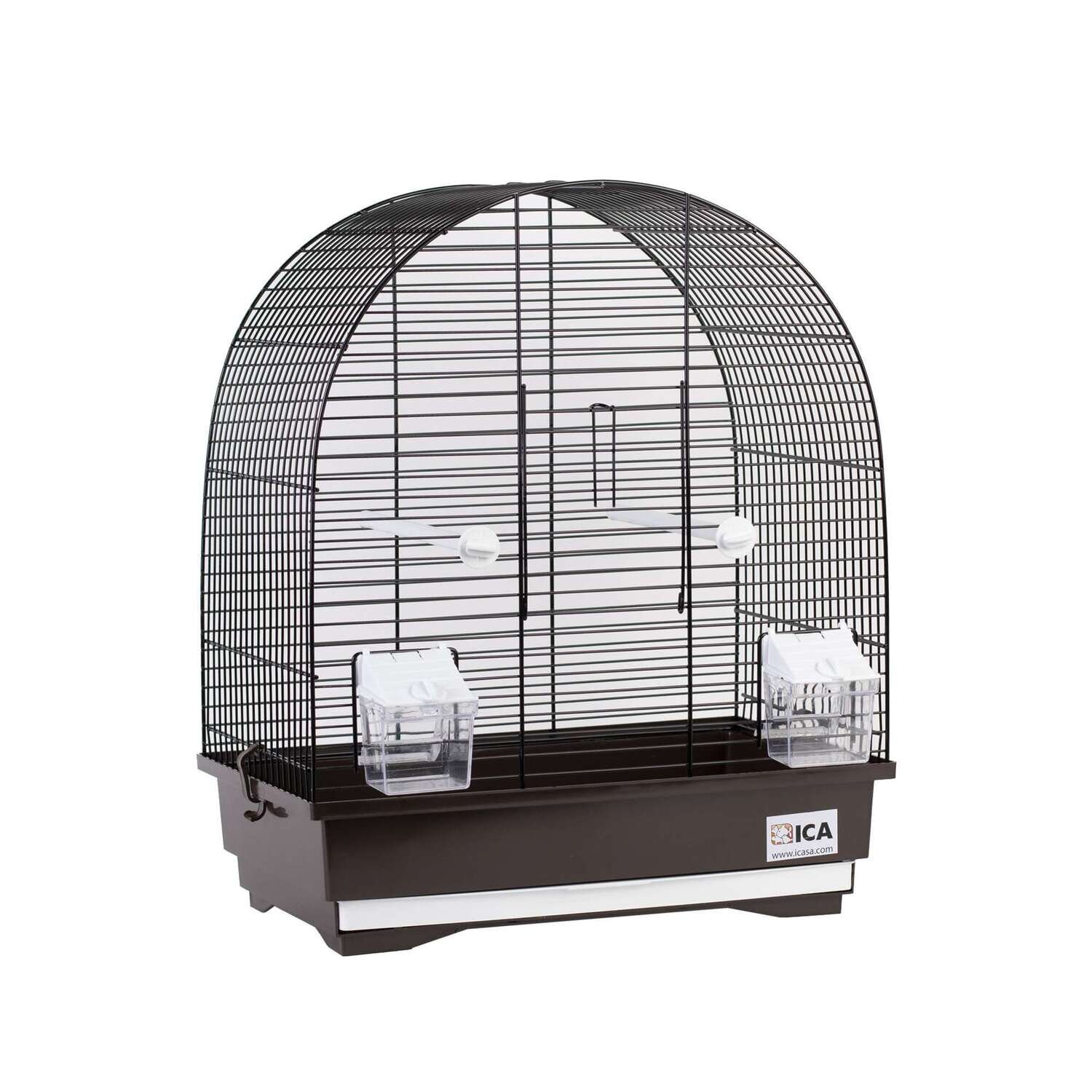 Jaulas SUIZA marr�n y negra para p�jaros47,5x25,5x40cm