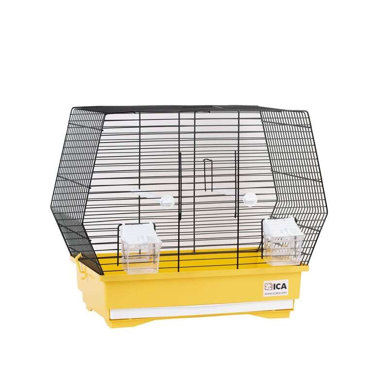 Jaulas ALEMANIA amarilla y negra para p�jaros39,5x25,5x47,3cm