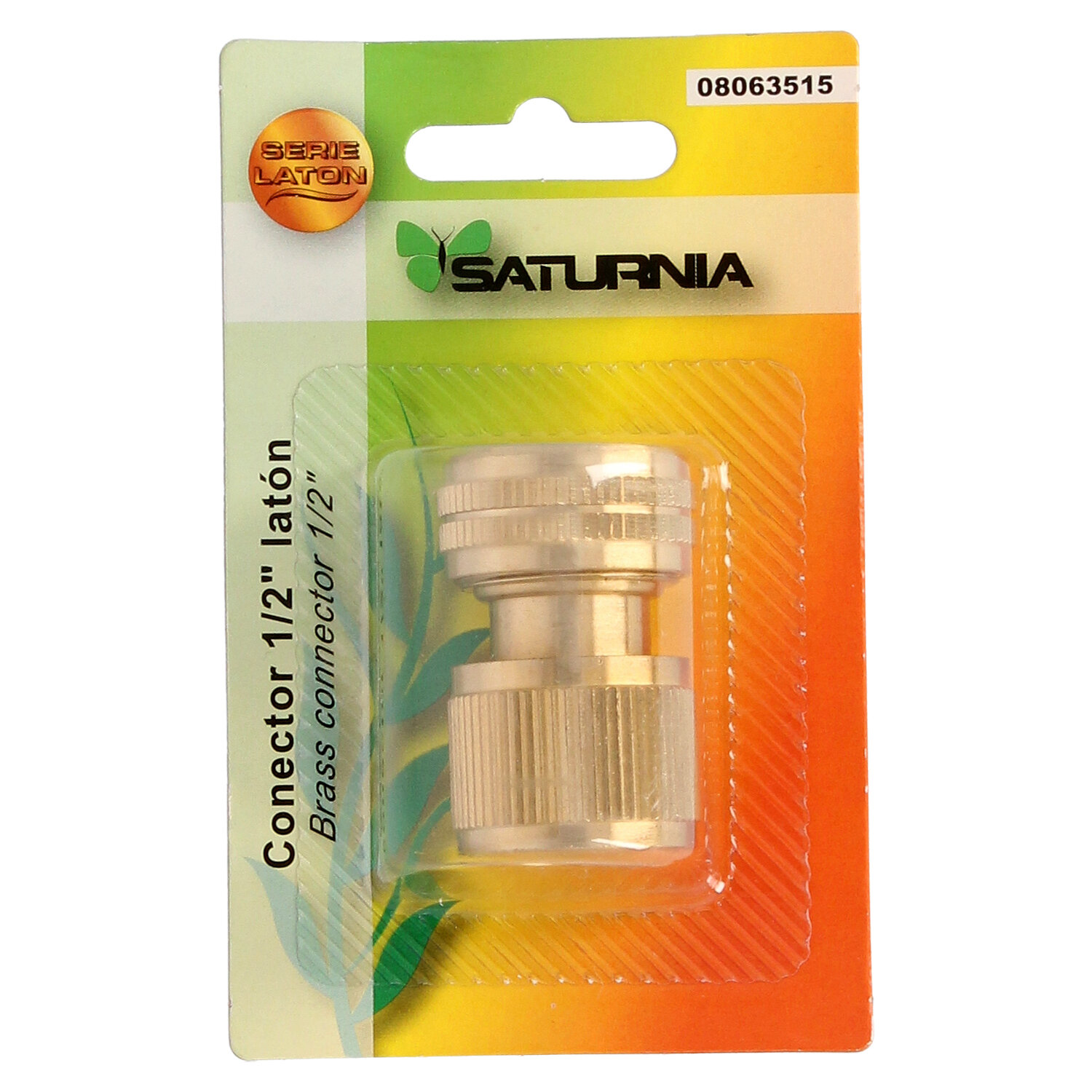 Conector manguera laton 1/2"