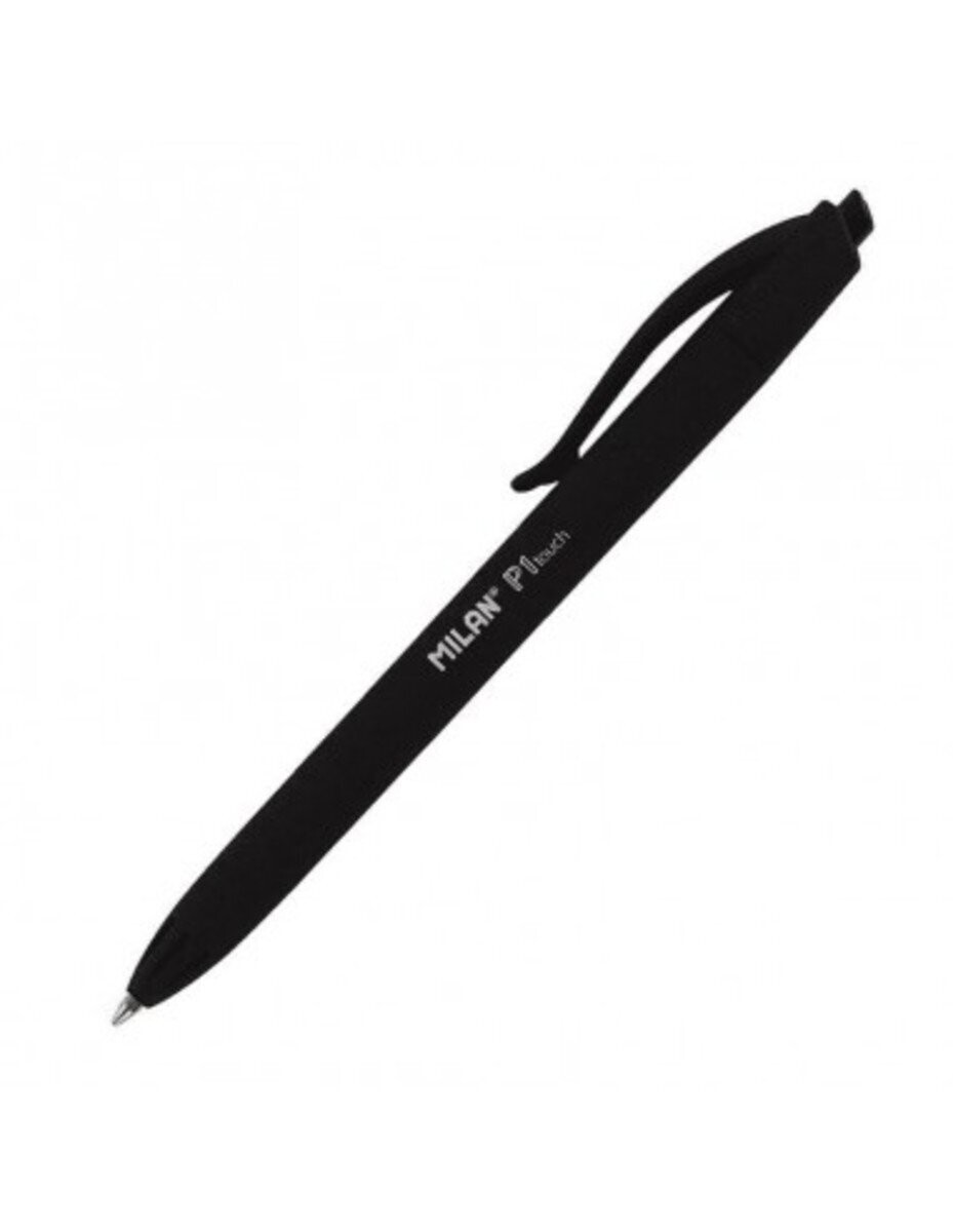 Bolígrafo retráctil MILAN P1 Touch negro
