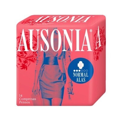 AUSONIA AIR DRY NORMAL ALAS 14 UDS