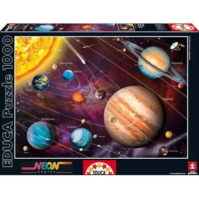 Puzzle Educa 1000 ne�n Sistema solar