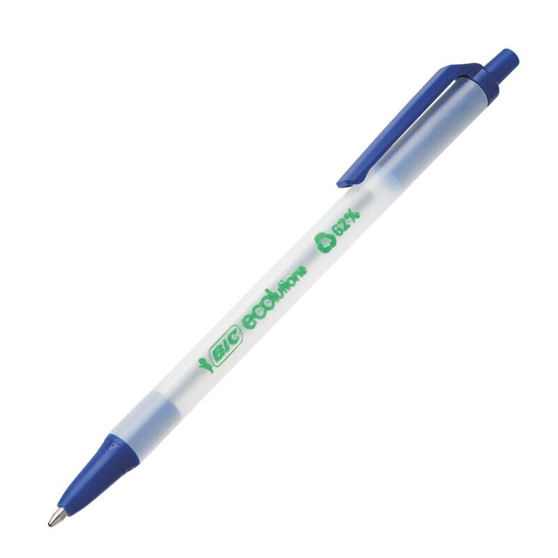BiC Ecolutions Round Stic Bolígrafo de punta de bola 3 UNIDADES COLOR AZUL