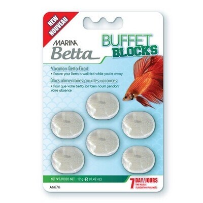 Marina Betta Buffet Blocks 7 d�as, 12g