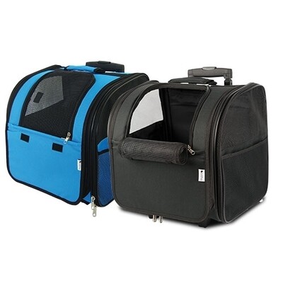 Bolso-Mochila con Ruedas y TiradorBOLSO-MOCHILA AZUL