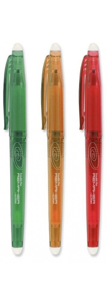 3 Bolígrafos Borrables Alpino color