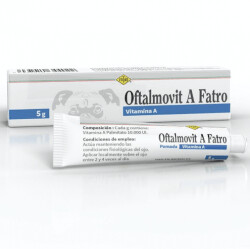 OFTALMOVIT A 5 GR POMADA CICATRIZANTE GATOS Y PERROS