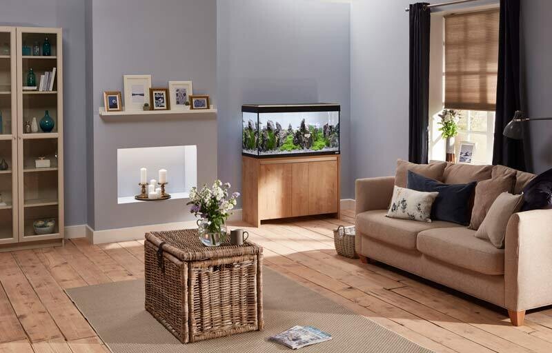 Fluval Roma Acuario LED Bluetooth 240L, Negro