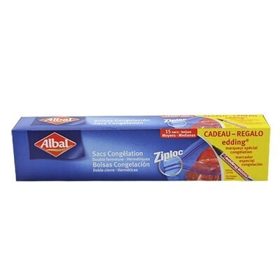 ALBAL BOLSAS CONGELACION HERMETICAS 2 T.