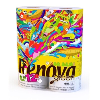 RENOVA PAPEL HIGIENICO GREEN XXL P-6