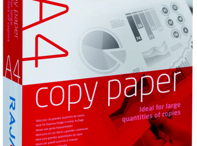 RAJA Papel Copy Blanco A4 80 g/m2 500 hojas 5 PAQUETES