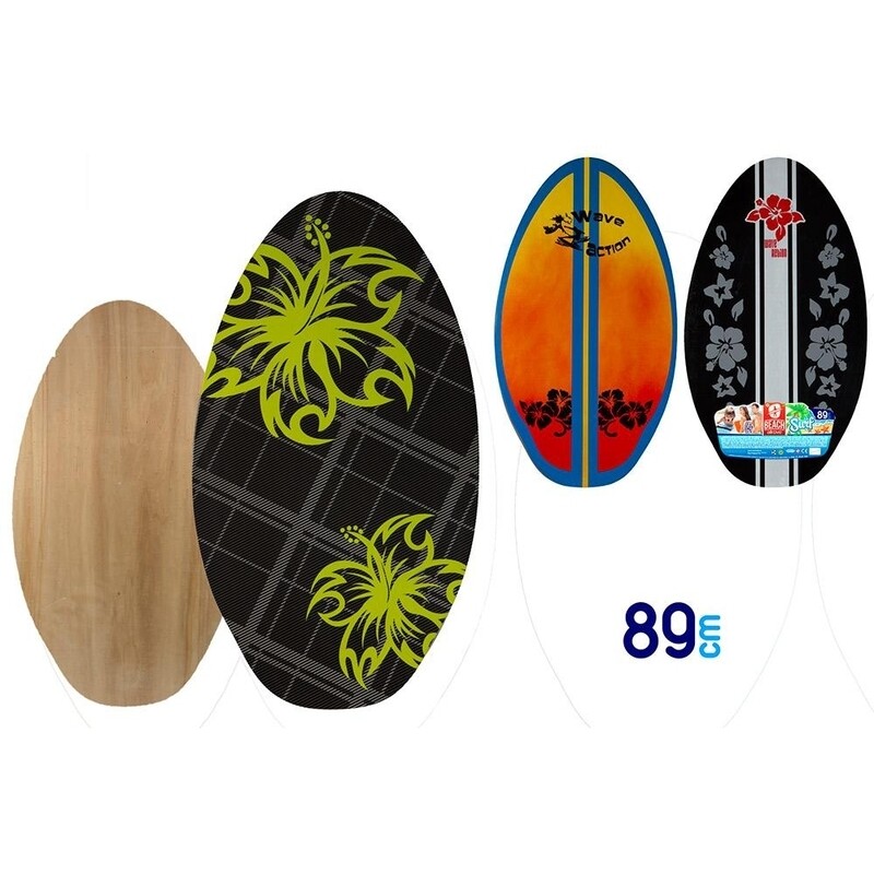 Tabla Surf madera 89 cm 3 mod