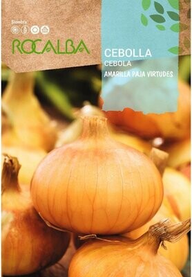 CEBOLLA(Allium cepa)
Amarilla Paja Virtudes 4 GRS