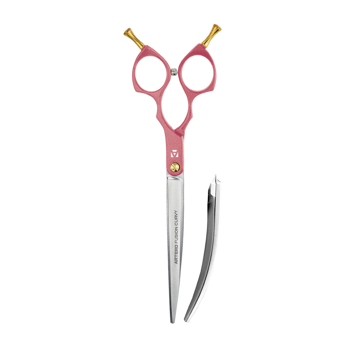 Artero Tijera Fusion Curvy Pink 7�