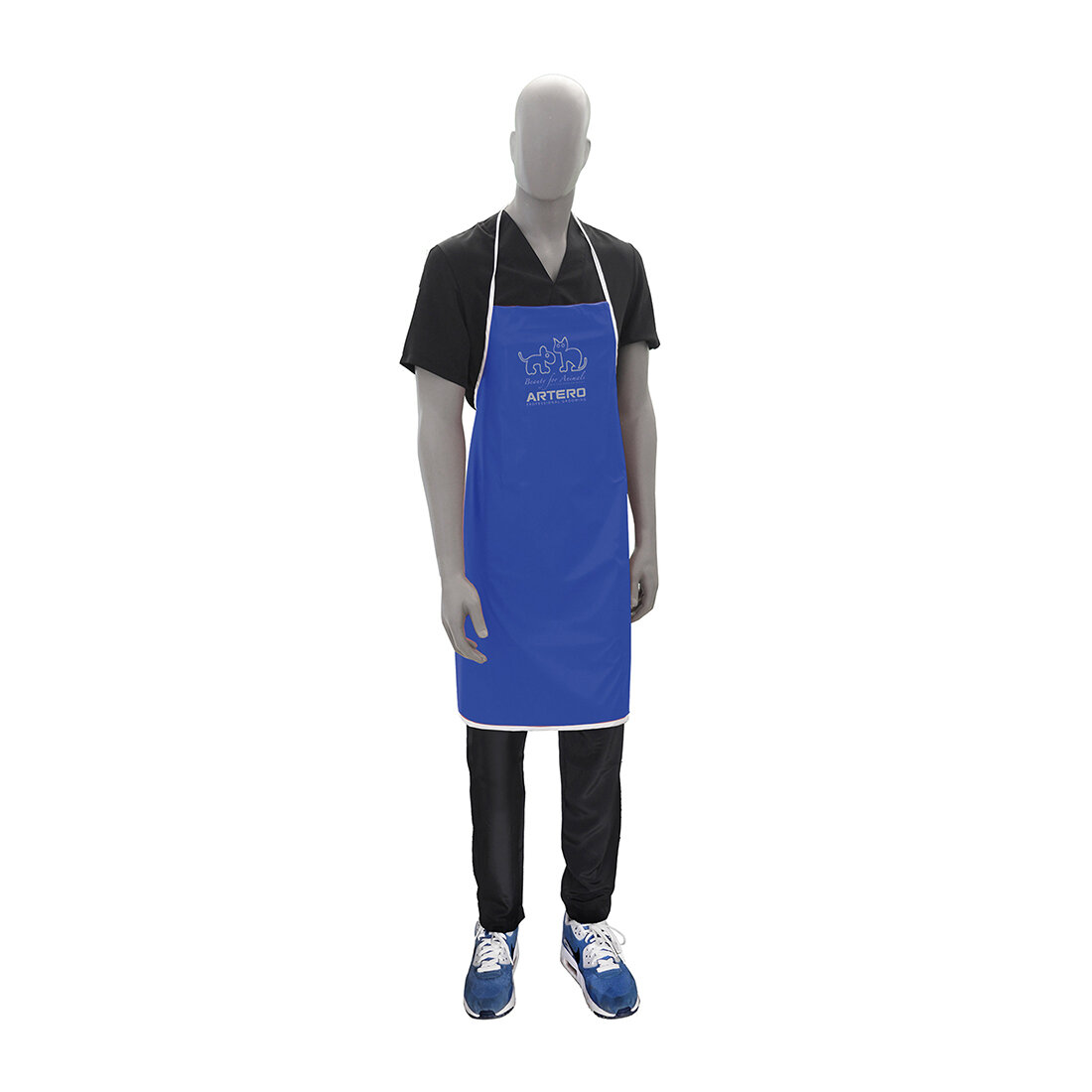 Artero delantal Queen azul logo 9061