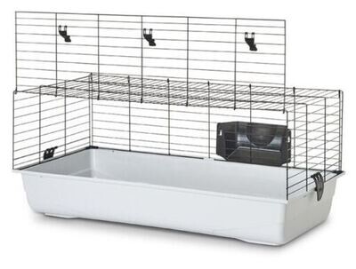 Savic Jaula para Conejos Ambiente Largo  80 cm x ancho 50 cm x alto 43 cm