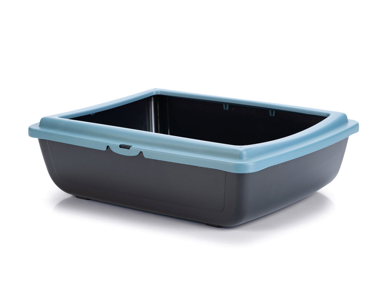 K BANDEJA HIGI�NICA PARA GATO JULIET ECO AZUL/NEGRO 48X38X14 CM