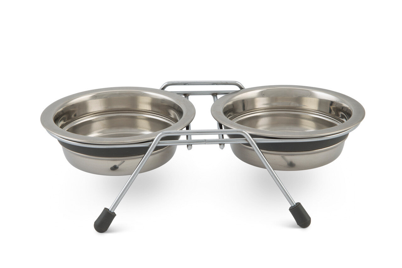 K&BZ BZ SET DE PLATOS, 2 X 220 ML LUMARA, INOXIDABLE GRIS , 11CM